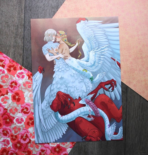 "Like Dragons Do" NSFW Art Print