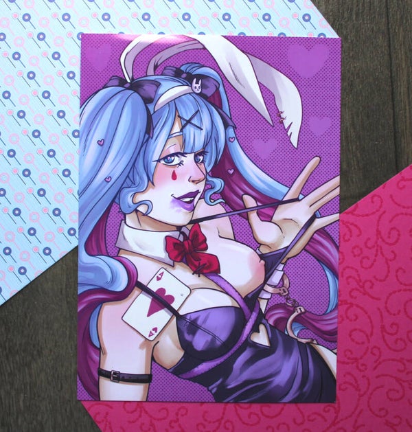 "Rabbit Hole Miku" NSFW Art Print