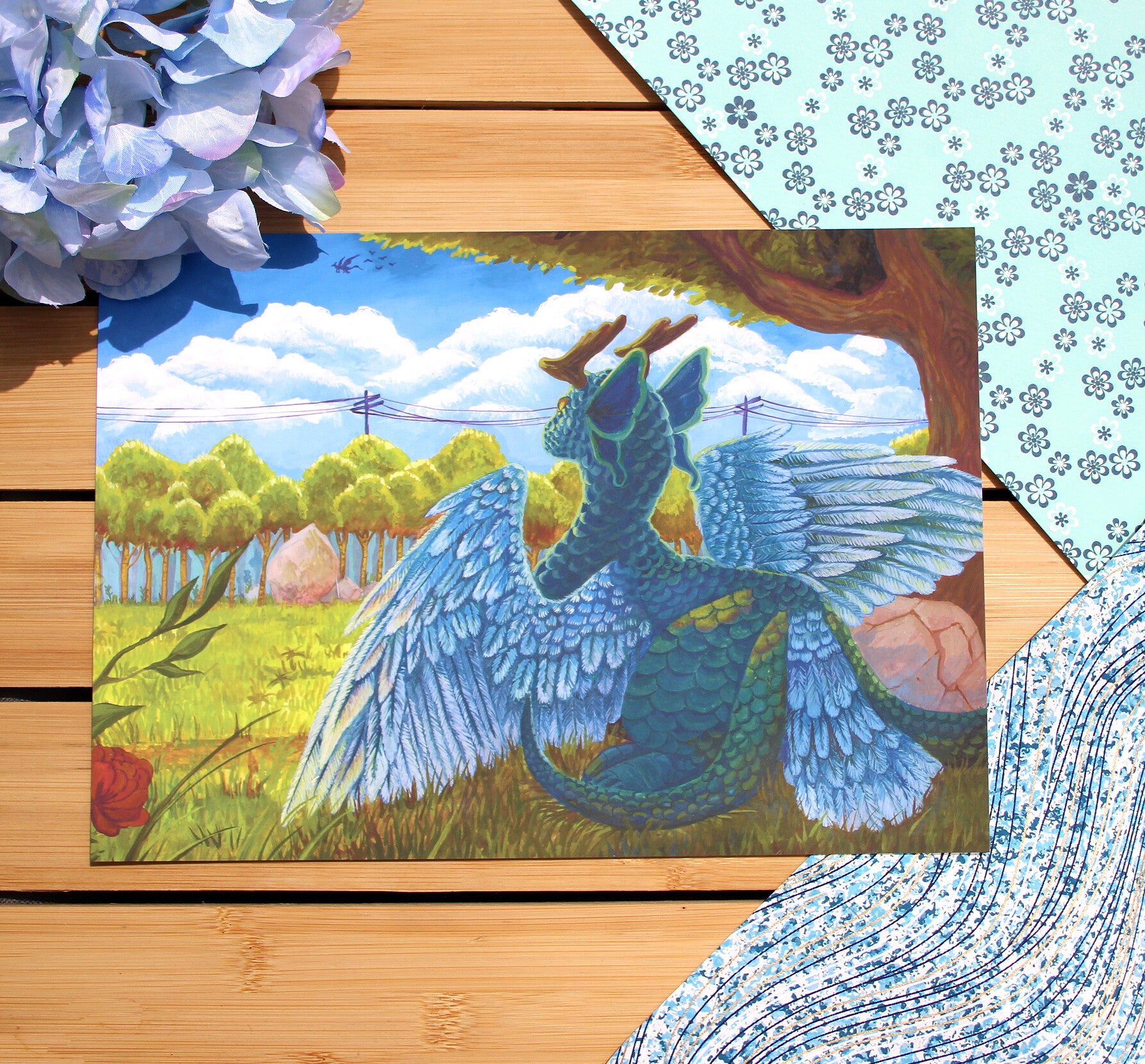 "The Common Cornswallow" Art Print