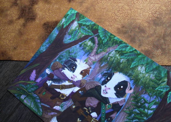 "Underbrush Adventure" Art Print
