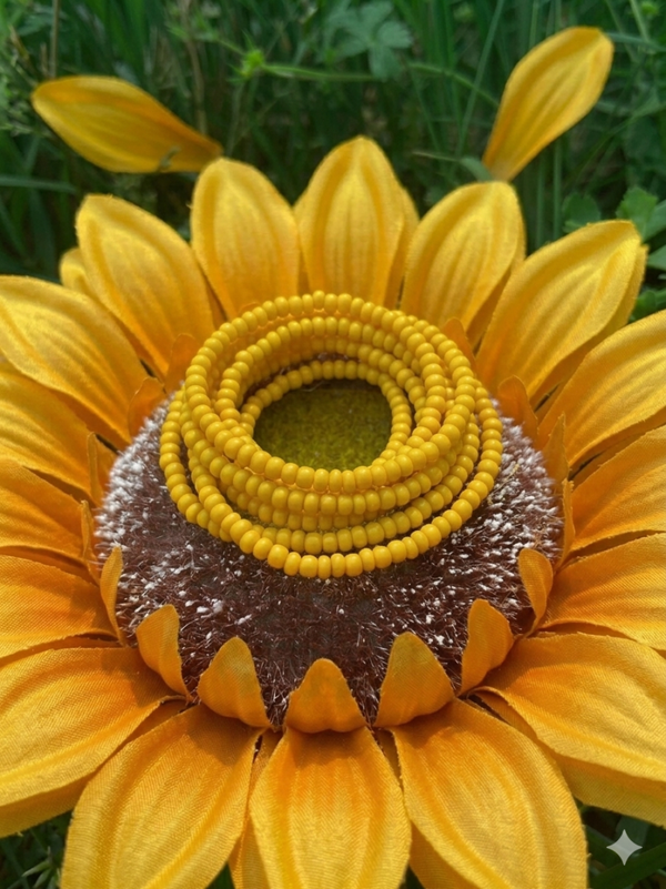 Golden Goddess Handmade Waist Beads (Yellow)