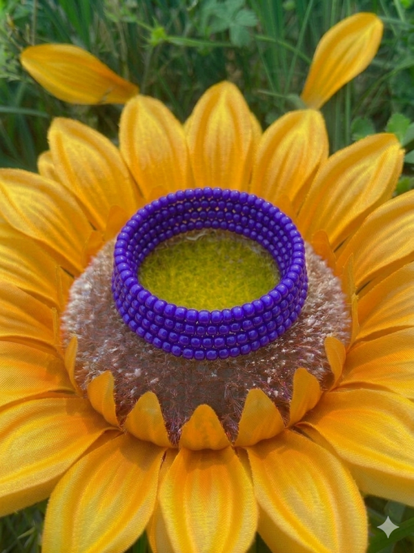 Royal Empress Handmade Waist Beads (Purple)
