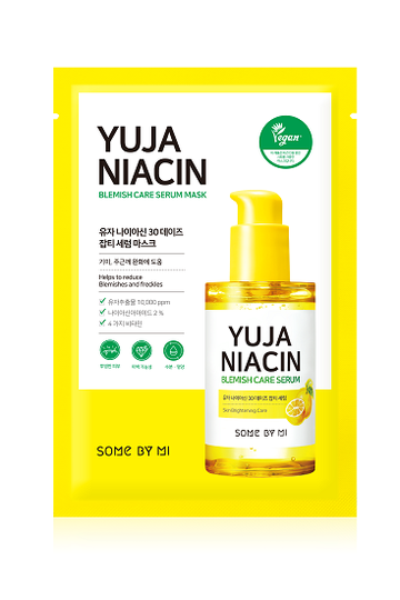 SOMEBYMI Yuja Niacin Blemish Serum Mask - sheetmasker