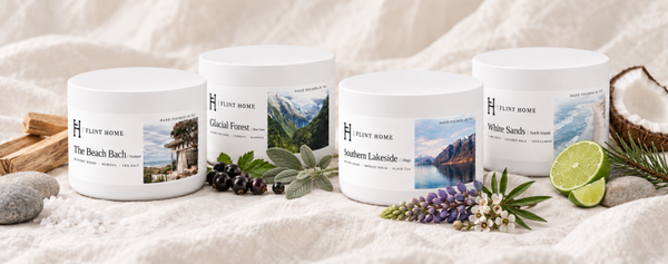 White Small Travel Candle Tin Collection