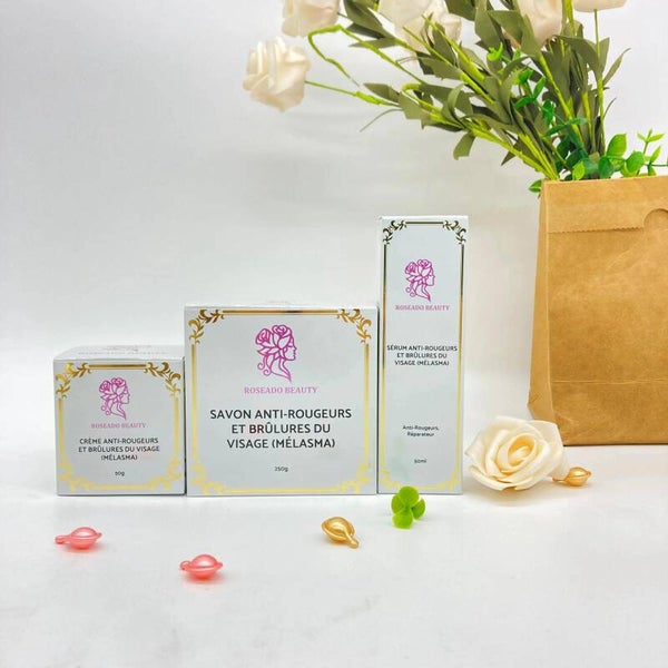 Coffret Anti-Rougeurs & Mélasma – Apaisant & Réparateur