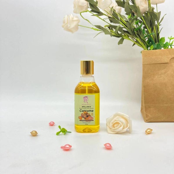 Huile Brillance au Curcuma – Lumière & Hydratation