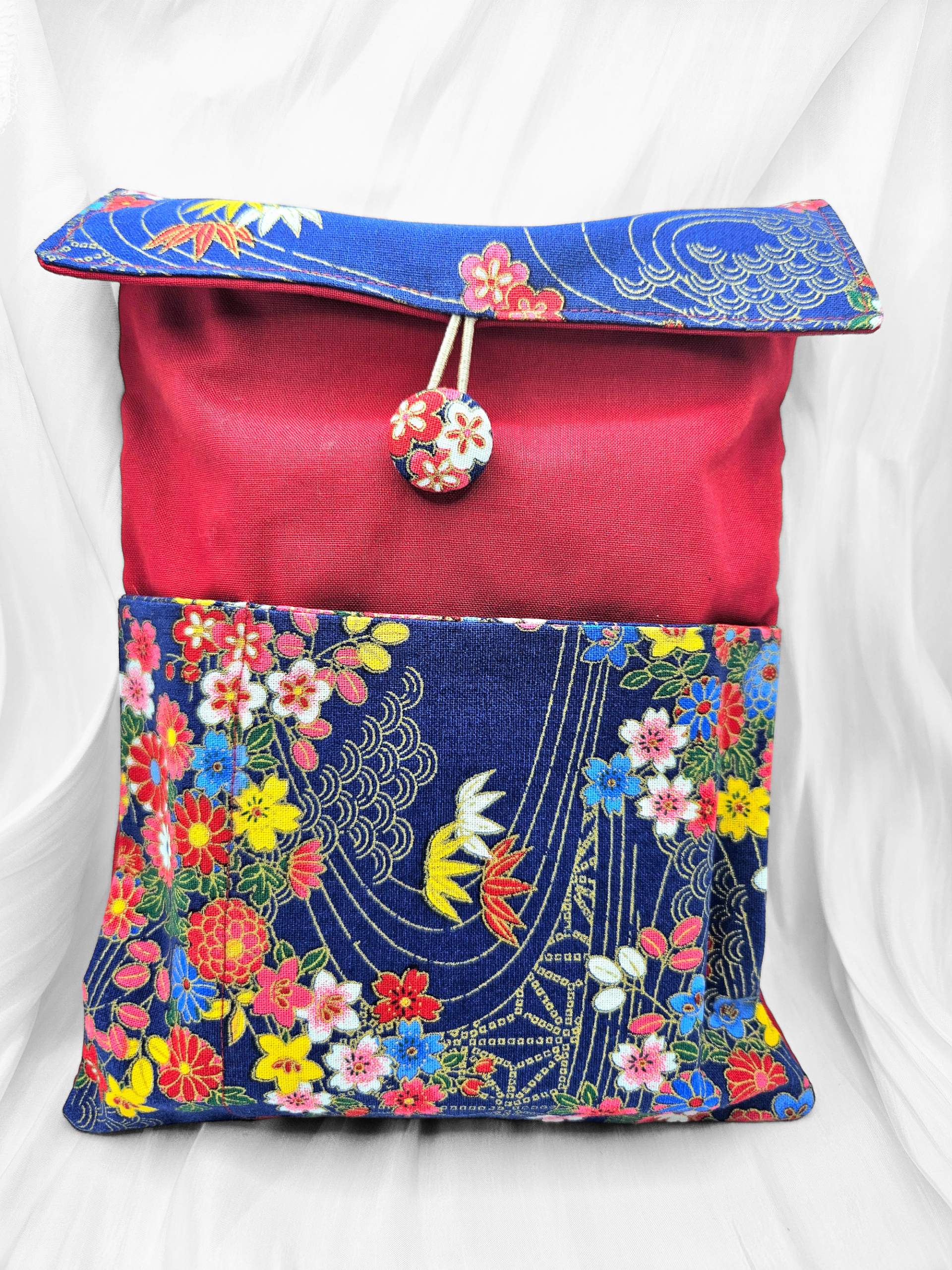 Sac fleurs japonaises