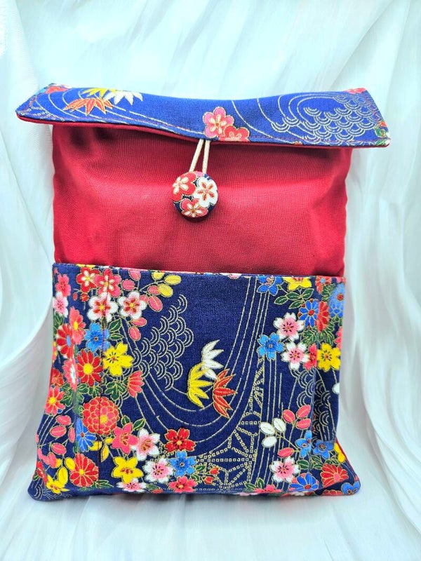 Sac fleurs japonaises