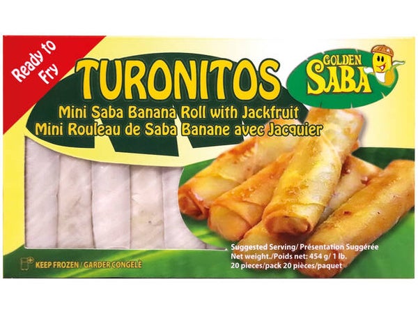 Golden Saba Mini Spring Rolls Banana & Jackfruit (454g)