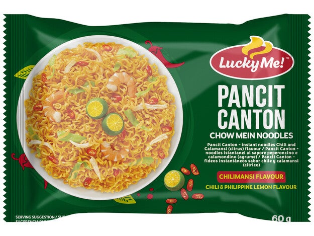 Lucky Me Instant Noodles Chilli-Mansi Pancit Canton (60g)