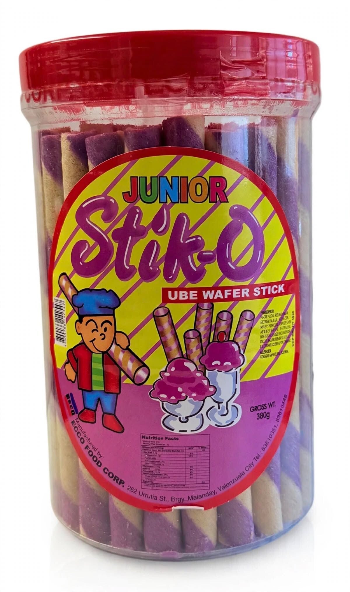 Stik-O ube wafer stick (380g)
