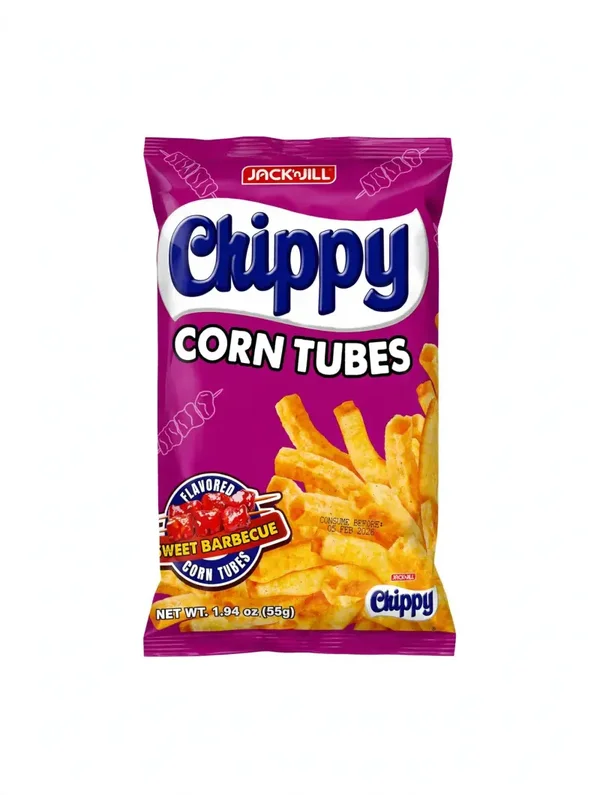 JJ CHIPPY CORN TUBES SWEET BBQ ( 55G )