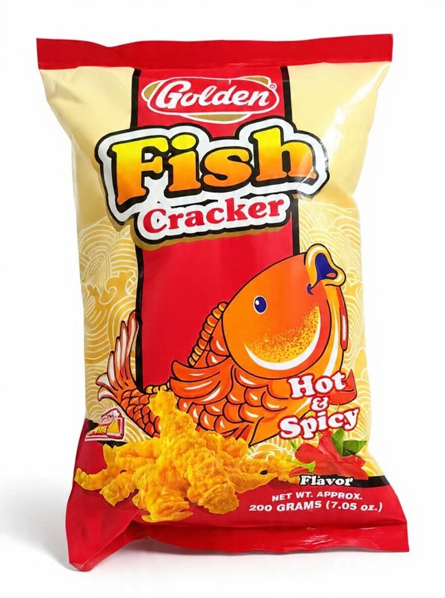 GOLDEN FISH CRACKER HOT & SPICY ( 200g )