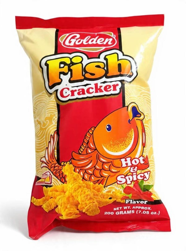 GOLDEN FISH CRACKER HOT & SPICY ( 200g )