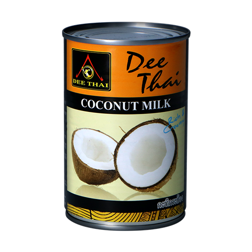 Dee Thai Coconut Milk 17-19% Milkfat 82% Coconut Extract (400ml)