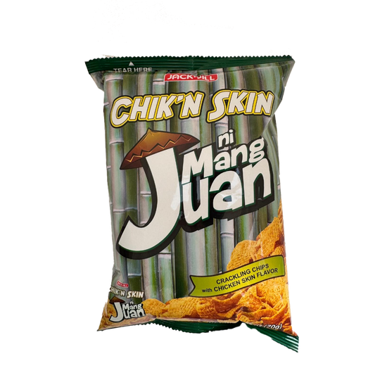 Jack 'n Jill CHIK'N SKIN ni Mang Juan crackling chips with chicken skin flavor  ( 70g )