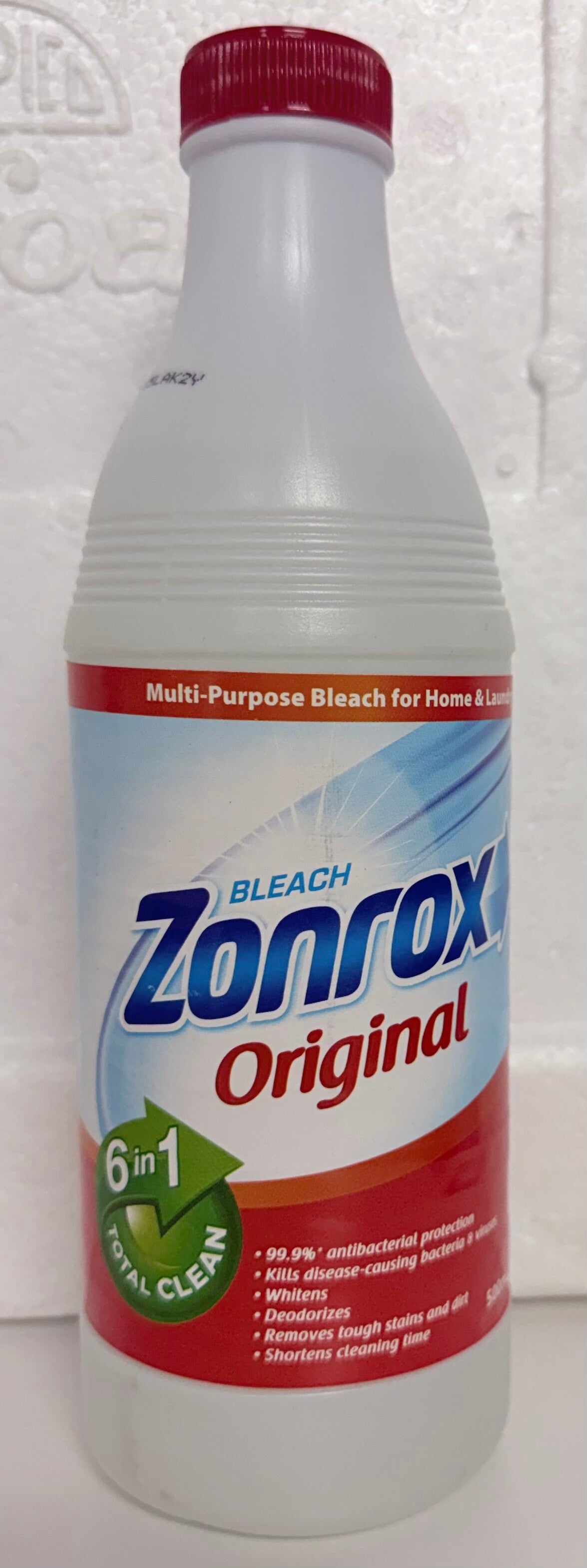 Zonrox original bleach (500ml)
