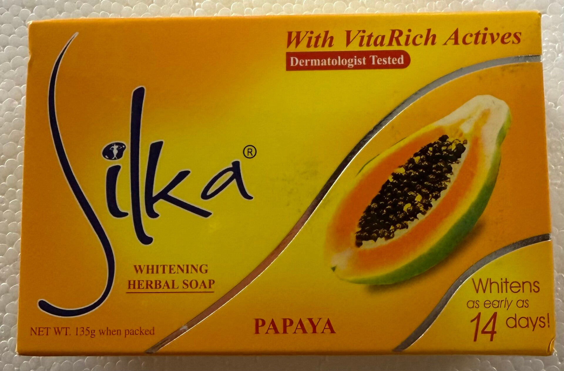 Silka papaya soap orange (135g)