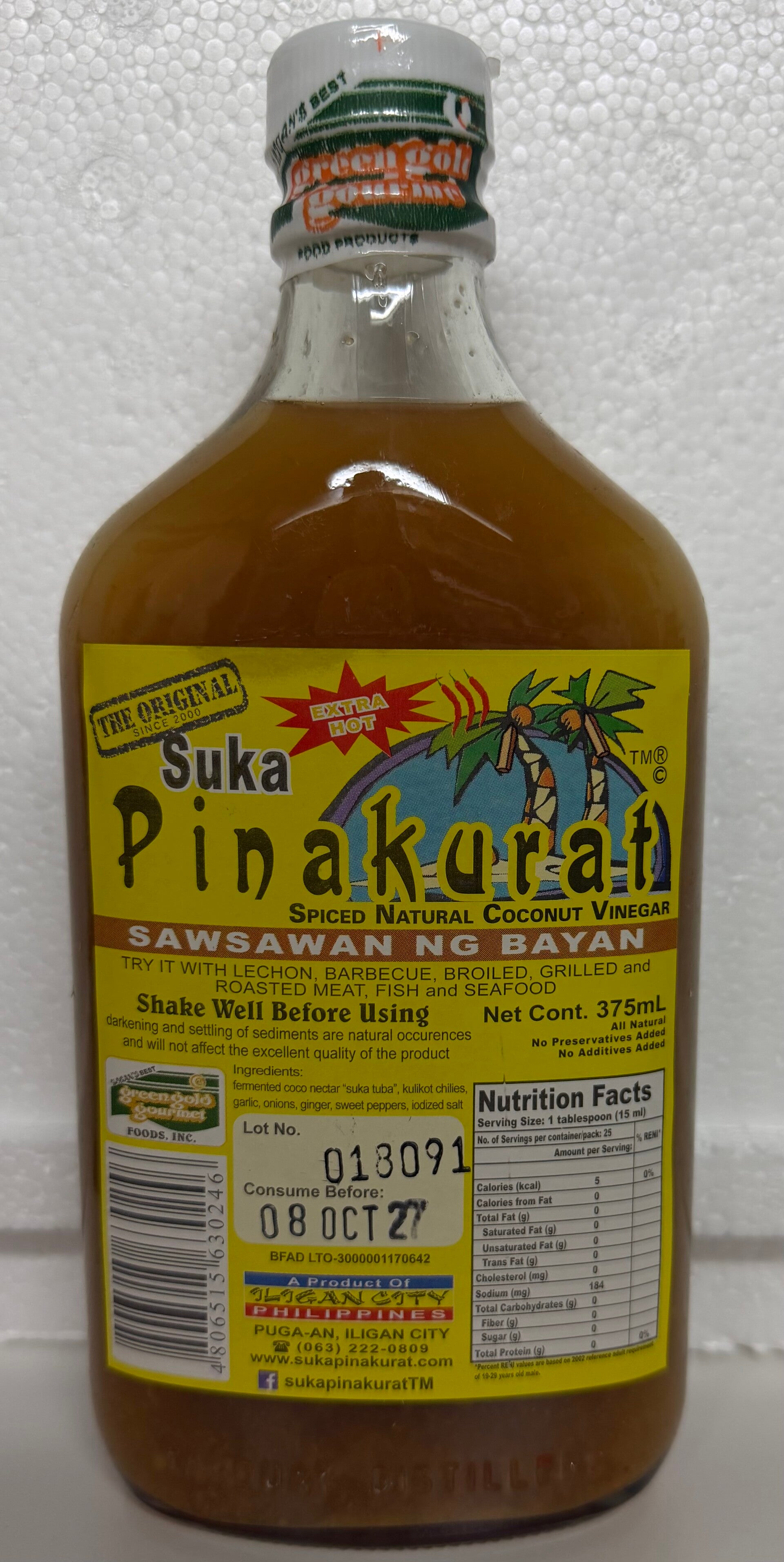 Pinakurat suka (375ml)