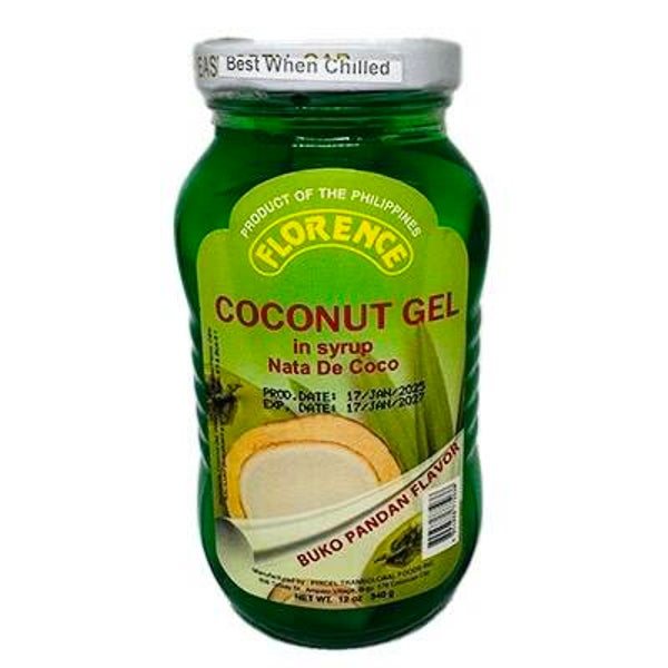 Florence nata de coco pandan (340g)