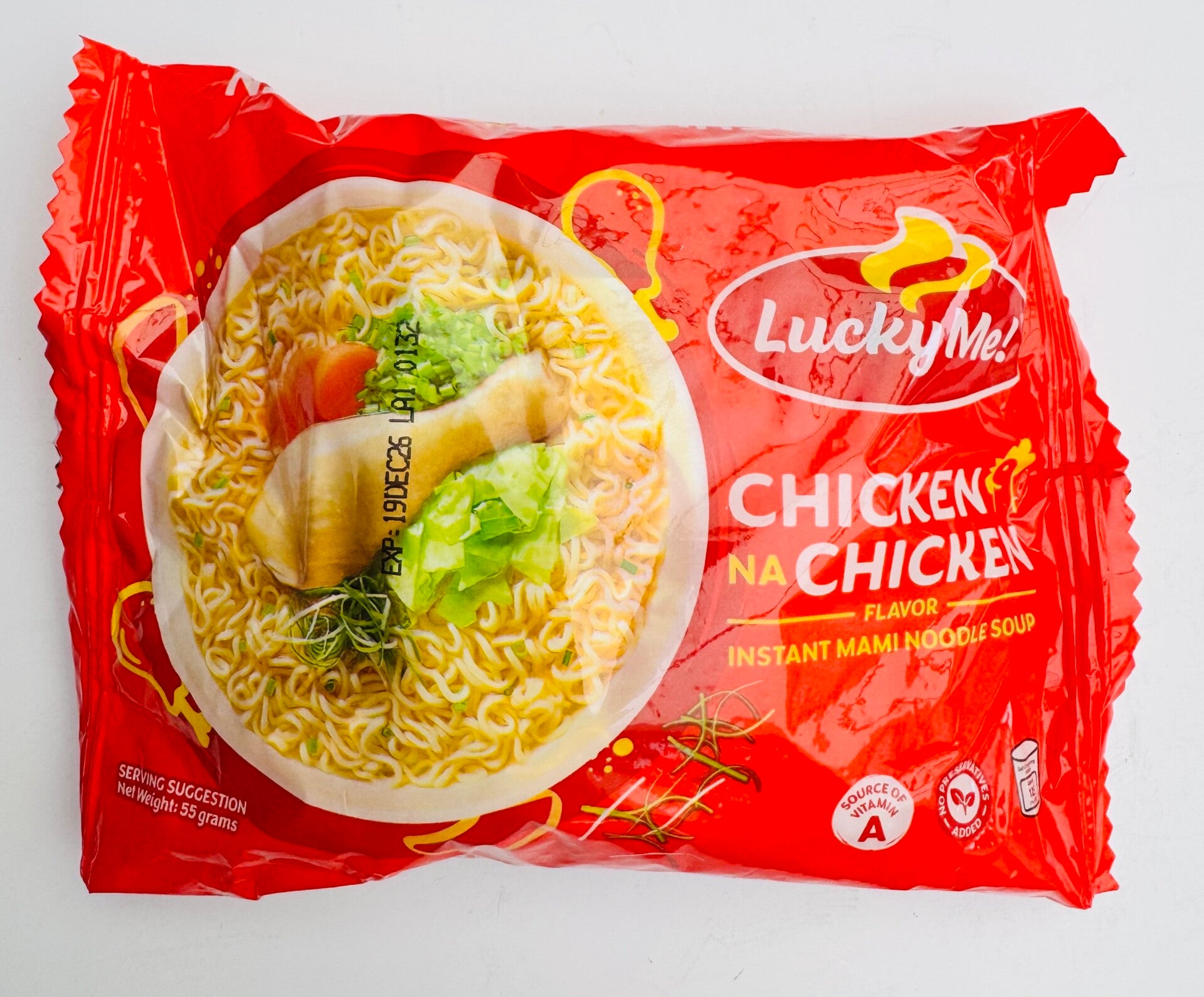 Lucky Me! chicken na chicken flavor instant mami noodles (55g)