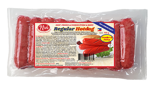 Nida regular Hotdogs (500g)