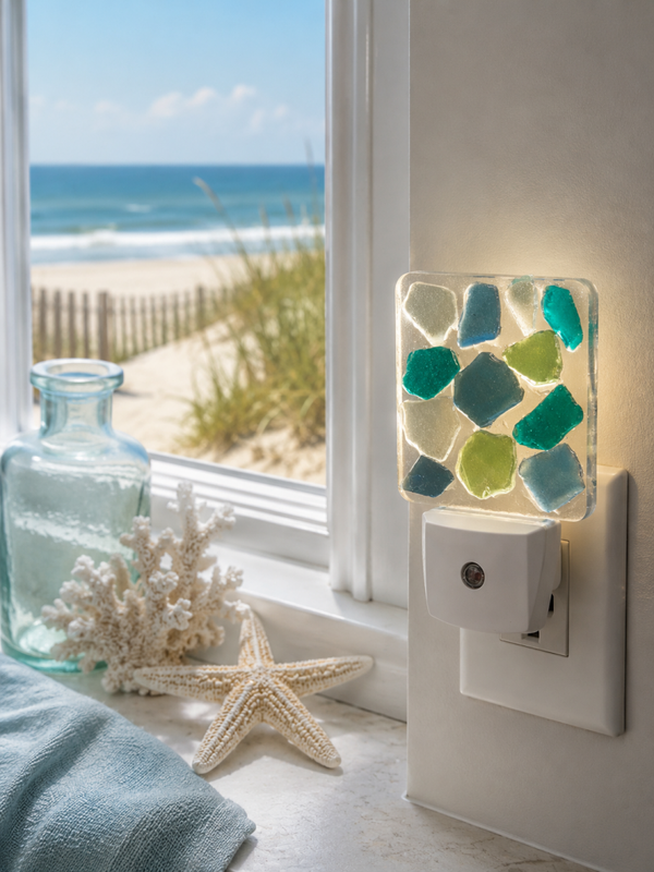 Seaglass nightlights