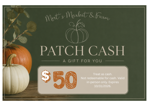 $50 Patch Cash Gift Card