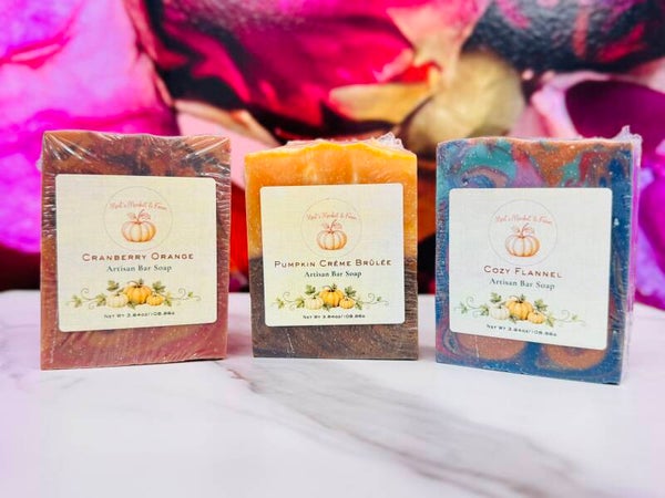 3 Pack  |  Exclusive Mert's Market & Farm Artisan Bar Soap