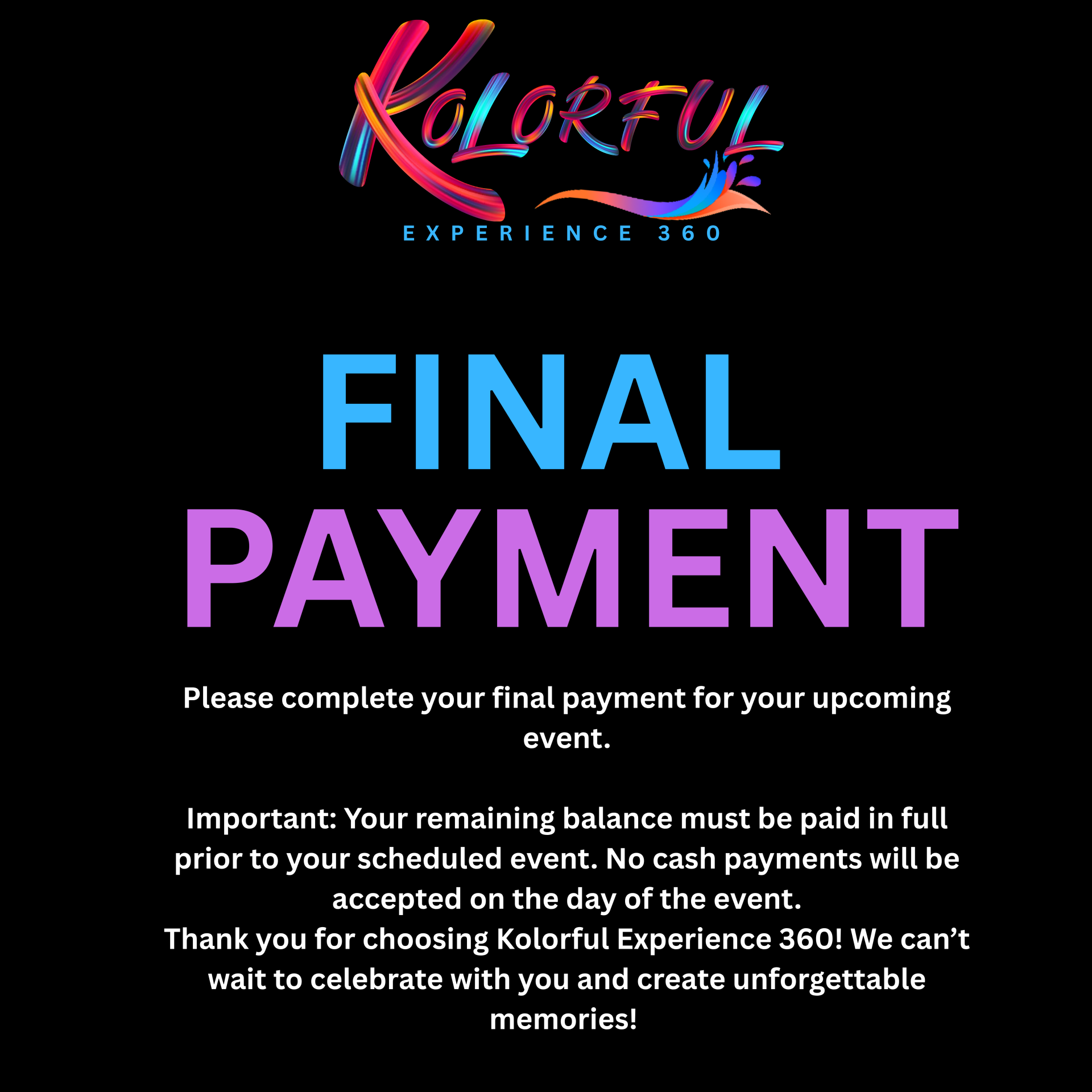 Final Payment