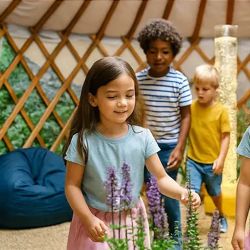 Matériel sensoriel adapté pour enfants autistes