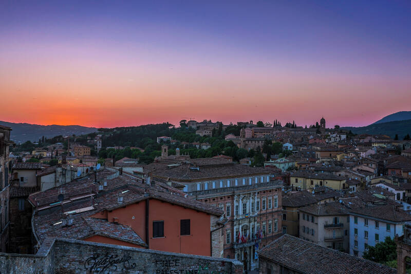 Perugia - Tramonto da Porta Sole