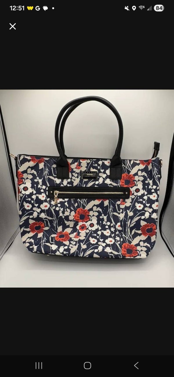 Trina Turk 'Jardin de Paris' Double Handled Floral Tote