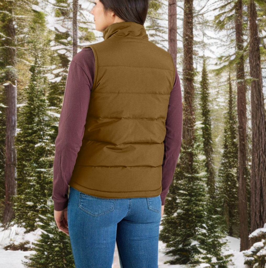 Women's Montana Puffer Vest - Insulated - Reversible