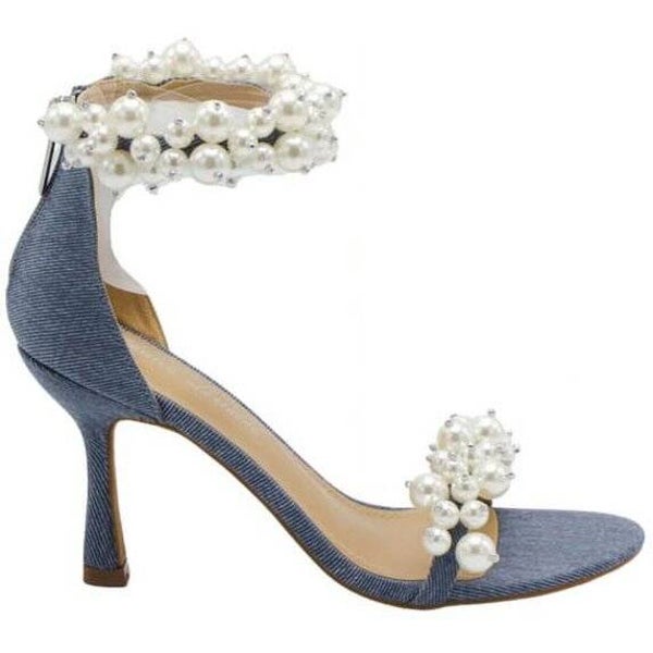Lauren Lorraine Blue 'Fiesta' Pearl Sandal