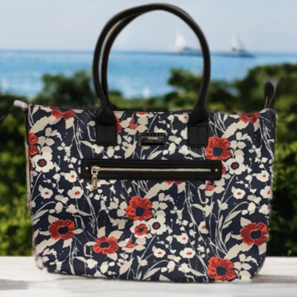 Trina Turk 'Jardin de Paris' Double Handled Floral Tote