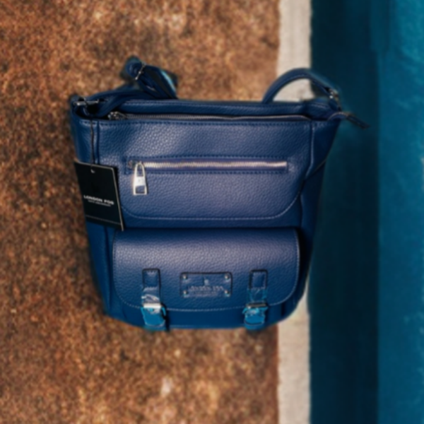 London Fog Stacey Pebble Crossbody Handbag  '100th Anniversary'