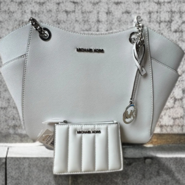 Michael Kors Jet Set Travel Tote w/ Small matching wallet