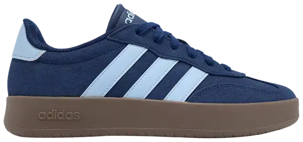Adidas Barreda in 2 toned Blue Suede w/ Gum bottom