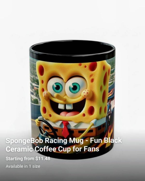 SpongeBob Racing Mug