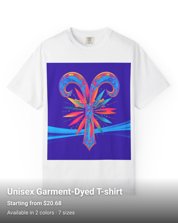 Unisex Garment dyed T-shirt