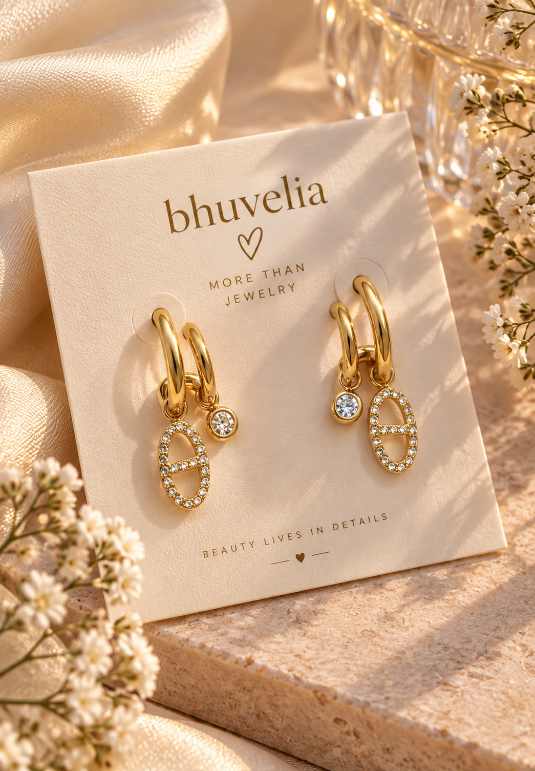 Boucle d’oreille marine