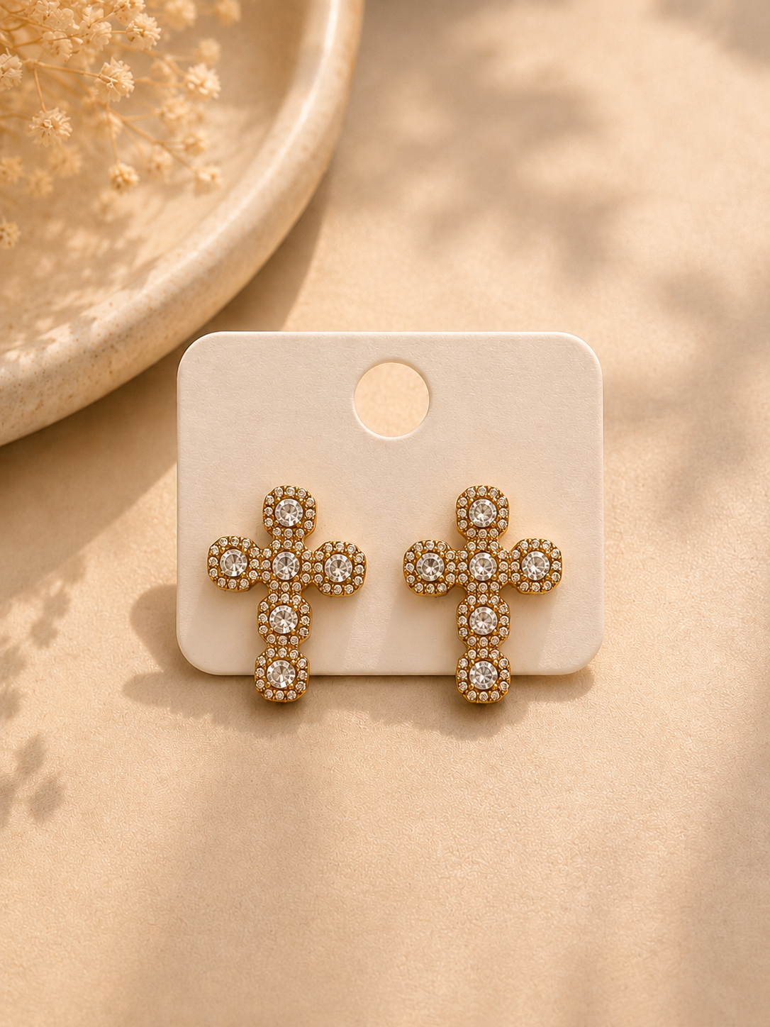 Boucle d’oreille Camélia