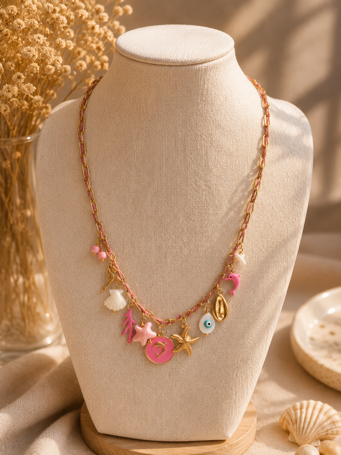 Collier rose