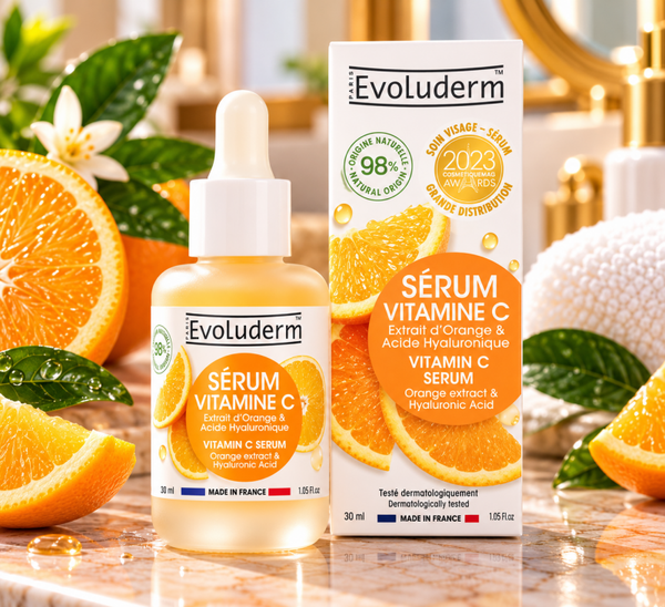 Sérum Vitamine C - 30ml - 98% d'Ingrédients d'Origine Naturelle