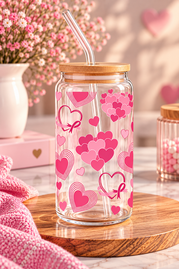 verre octobre rose