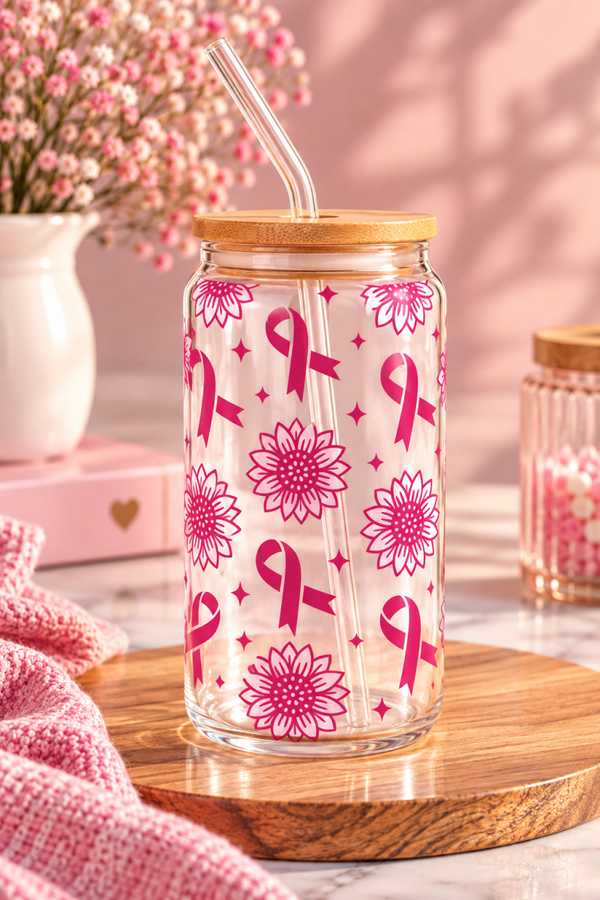 verre octobre rose