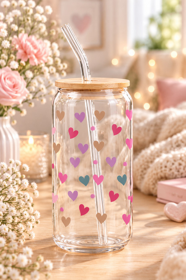 verre coeur
