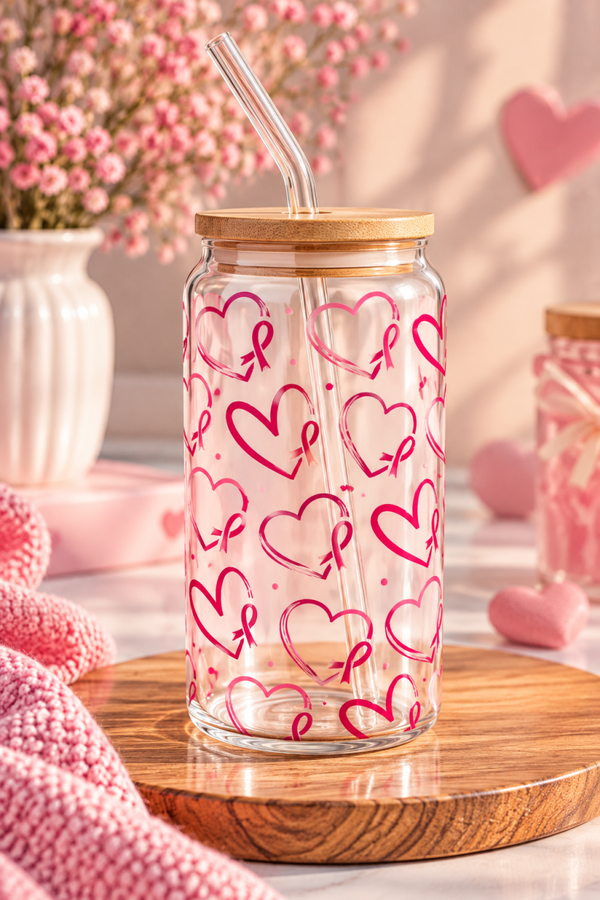 verre octobre rose