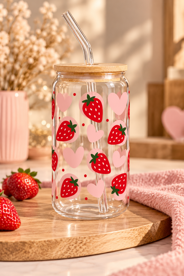 verre fraise
